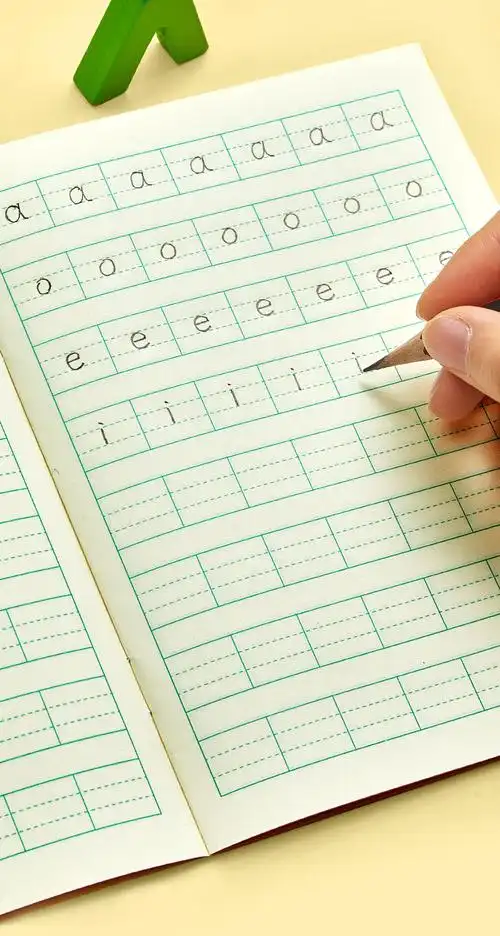 银若奇田字格本拼音本幼儿园作业本数学语文生字小学生一年级幼小衔接