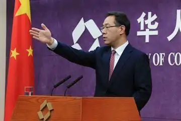 商务部新闻发言人高峰.图片来源:商务部网站.