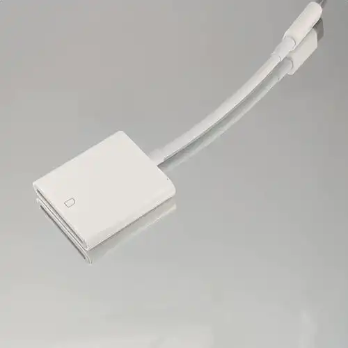 适用苹果手机iinghtning适配器双卡sd/tf高速相机内存卡otg读卡器