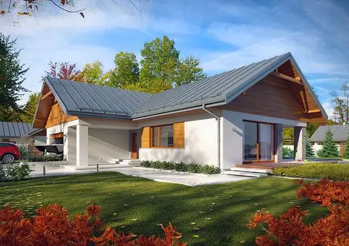 一层别墅设计,狮子座自建房别墅设计