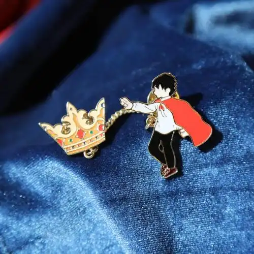 徽章肖战同小飞侠小王子金属胸针领针镀金烤漆大衣胸针