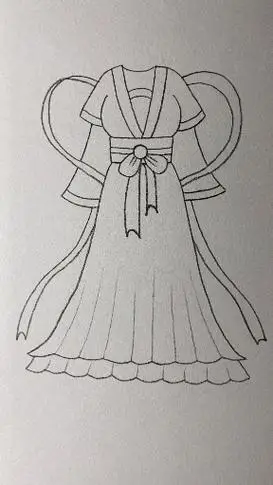 画仙气飘飘的古风裙装