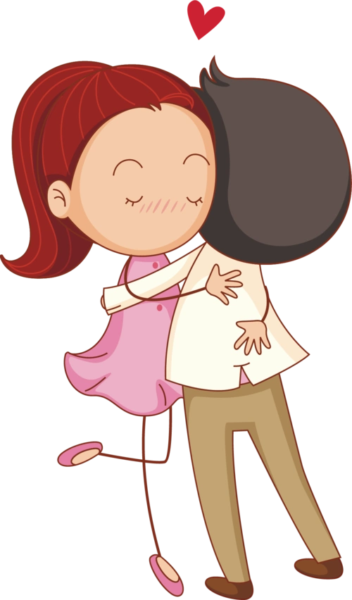 情侣拥抱的画法怎么画两个拥抱的小男孩小女孩卡通儿童简笔画看完你就