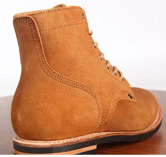 复古美军二战m43作战靴翻毛牛皮大逃亡靴固特异工装靴高帮沙漠靴品质