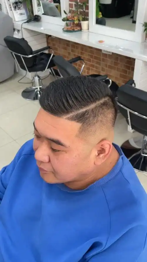 美式渐变  #男士发型屋  #美式油头