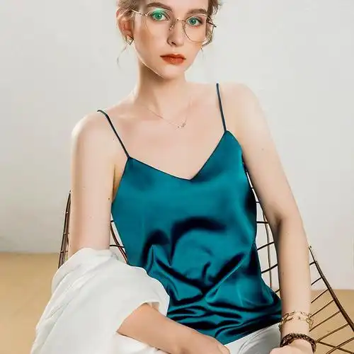 吊带女背心宽松外穿性感真丝缎面内搭洋气女式小吊带2020夏季新款