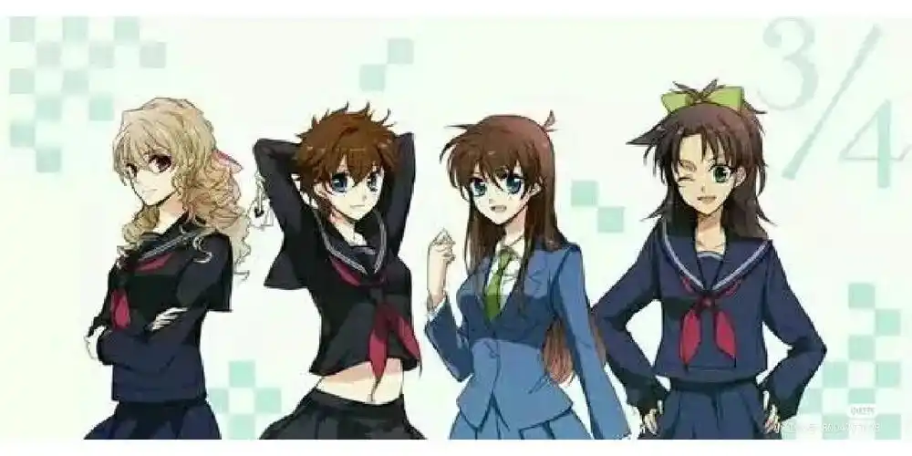 名柯f4和警校五人组女装.