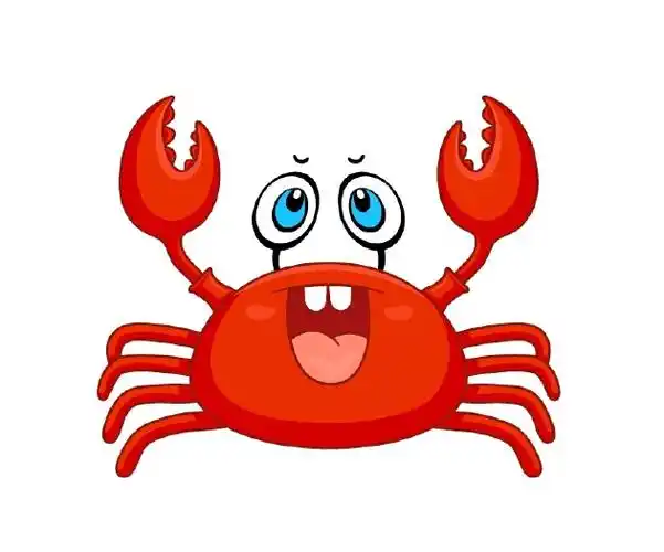 卡通螃蟹设计