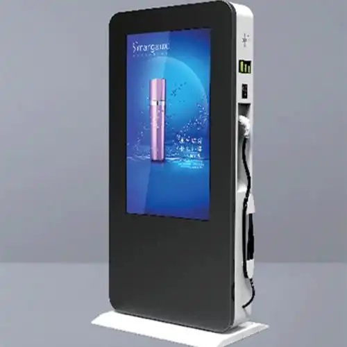 驰森(chisen)55寸户外充电桩高亮屏广告机体现的方便优利_搜狐汽车