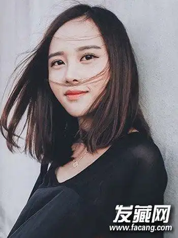 【图】好看的齐肩发型设计 就爱这股清新文艺感_直发发型_发藏网