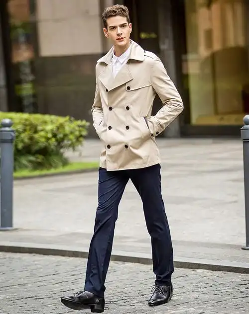 想要变身帅气欧巴风衣长度要选对