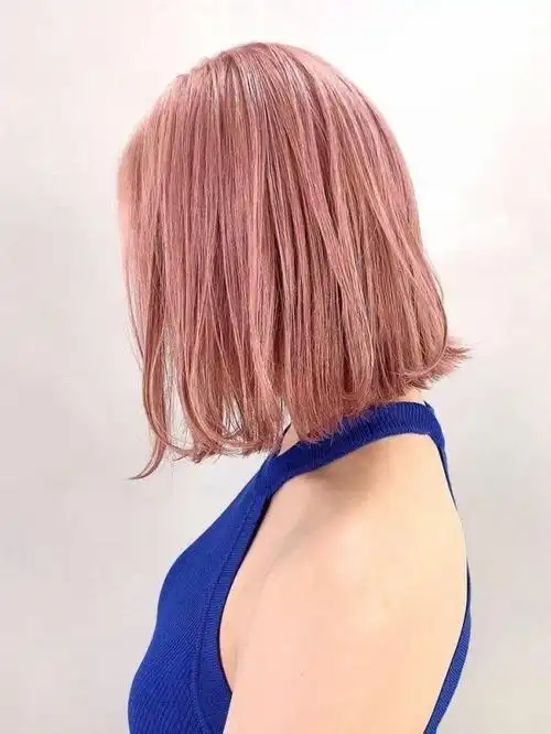 今年夏天不流行黑发了,回头率200%的粉色系发色,时髦炸裂|发型|短发