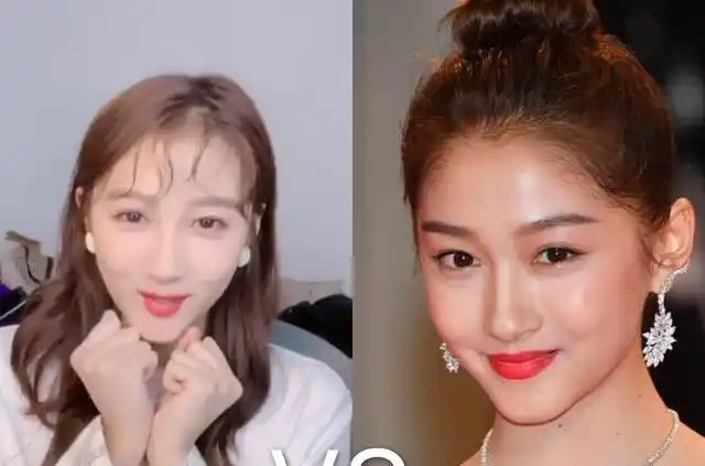 关晓彤直播脸部形变遭整容乌龙是滤镜的锅还是发型不配合