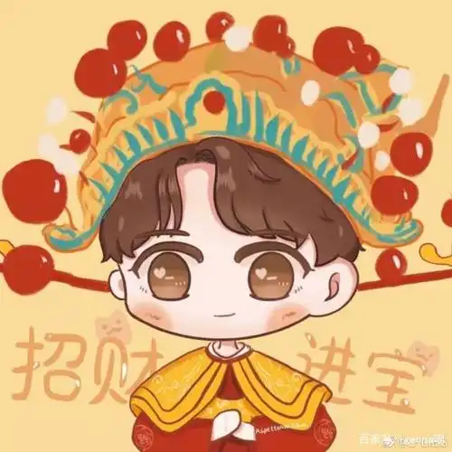 王一博:饭绘卡通q版图集,奇奇怪怪的可爱王甜甜,祝你平安喜乐