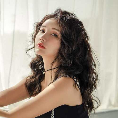 新品假发女长发u型长卷发泡面羊毛泰迪卷网红半头套中长发透气假