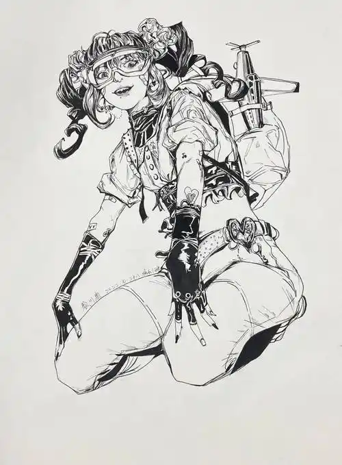 快看这些美术生的动漫速写作品一下子击中了我的心巴