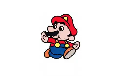 超级玛丽的画法简笔画大全