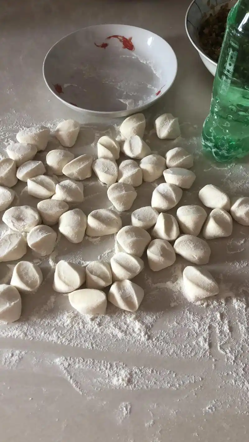 手工饺子 #自己动手丰衣足食 - 抖音