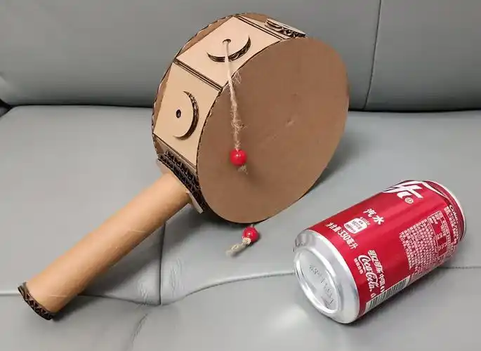 diy乐器废物利用幼儿园玩教具手工制作大鼓材料变废为宝 腰鼓材料包
