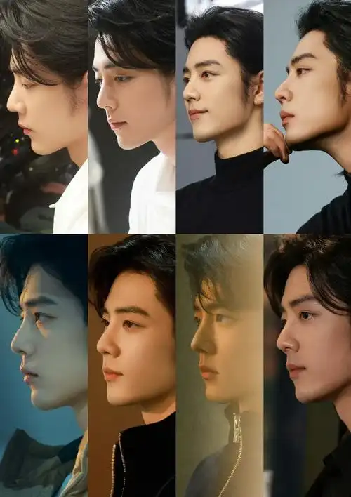 肖战长发侧颜库存#  肖战侧颜合集【 顶 级 骨 相 美 】  #肖战片场