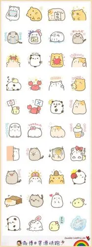 萌萌小动物手帐图片