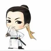 儒雅书生头像 古风白衣书生卡通头像【点击鼠标右键下载】