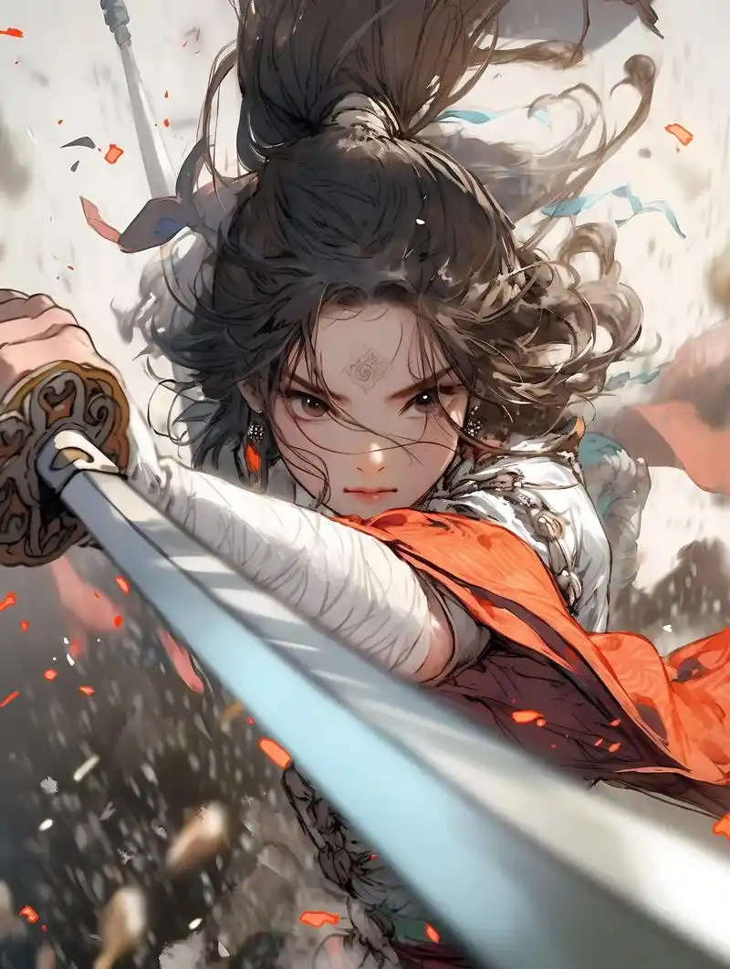 女剑客第二弹.#古风 #国风插画 #女剑客 #剑客 - 抖音