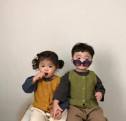 抖音最火超萌娃情侣头像