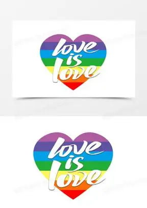 loveislove手写爱心同性爱艺术字