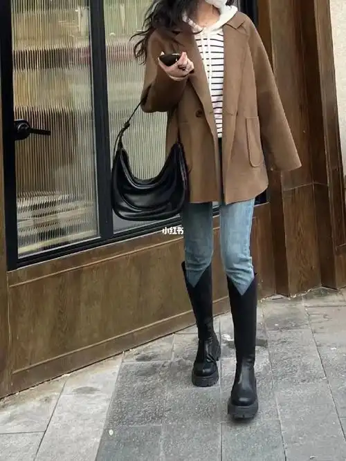 穿了n次的骑士靴果然没踩雷7515好穿死了6015