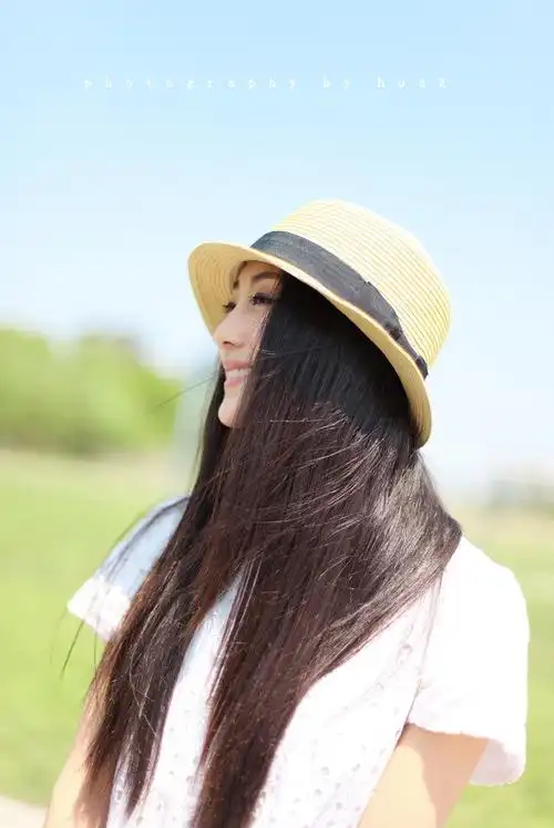 小清新清纯甜美女生自拍笑容写真高清图片