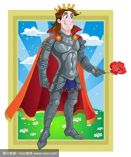 童话故事,盔甲服,地形,白马王子,安全