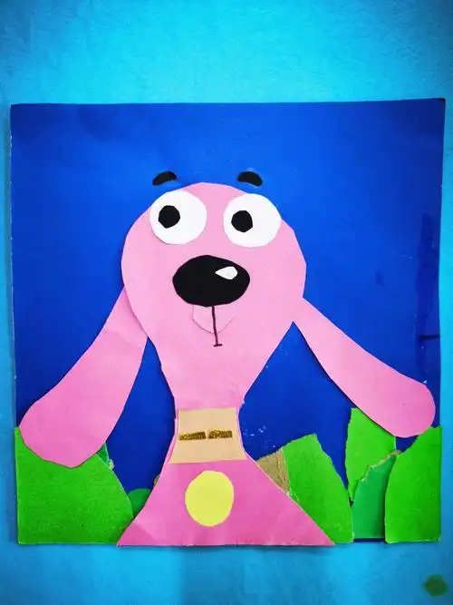 巧手剪贴(小狗)