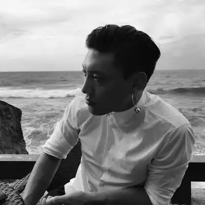 男生头像‖黑白 侧脸