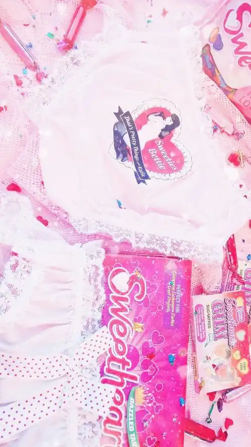 粉色少女心.可爱日系韩系.锁屏壁纸」