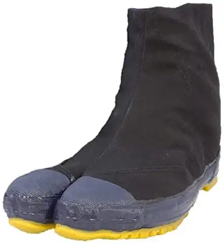 力王 带粘贴的日式短布袜 轻快的地下跳绳 5片小花图案 黑色 22.