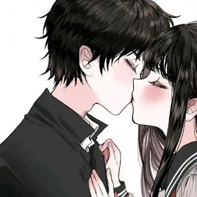 最近抖音很火的情侣头像动漫超萌版 我真的好喜欢你