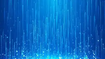 4k蓝色粒子光线舞台背景视频素材