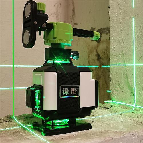 锋帮水平仪12线全自动调平进口16线红外线高精度细线强光超亮德国