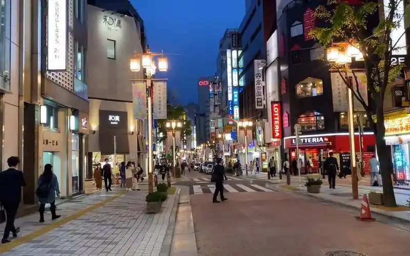 超清日本漫步夜晚的东京新宿区1080p高清版20215