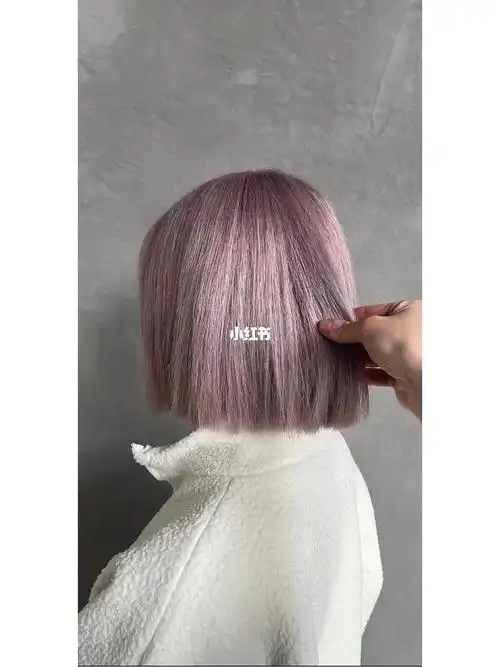 超级少女心的灰调粉金色墨尔本染发