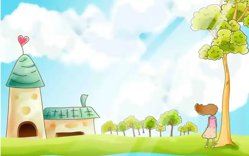 春天来了卡通手绘壁纸