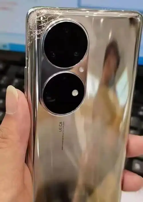 全网唯一款,圆角碎花可可茶金款的p50 - 华为p50系列分享交流 花粉