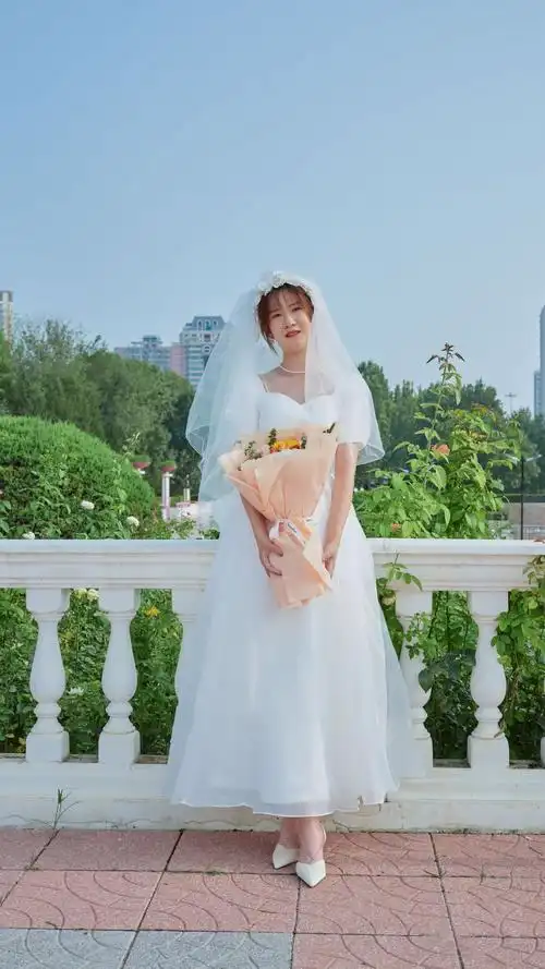 一个人可以拍婚纱喔