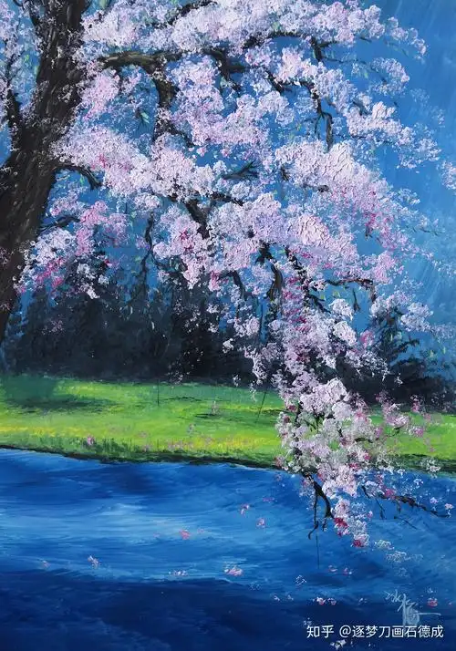 高清100幅风景画稿系列—三月春风,飘飘荡荡 - 知乎