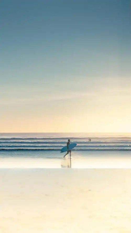 小清新海边沙滩风景