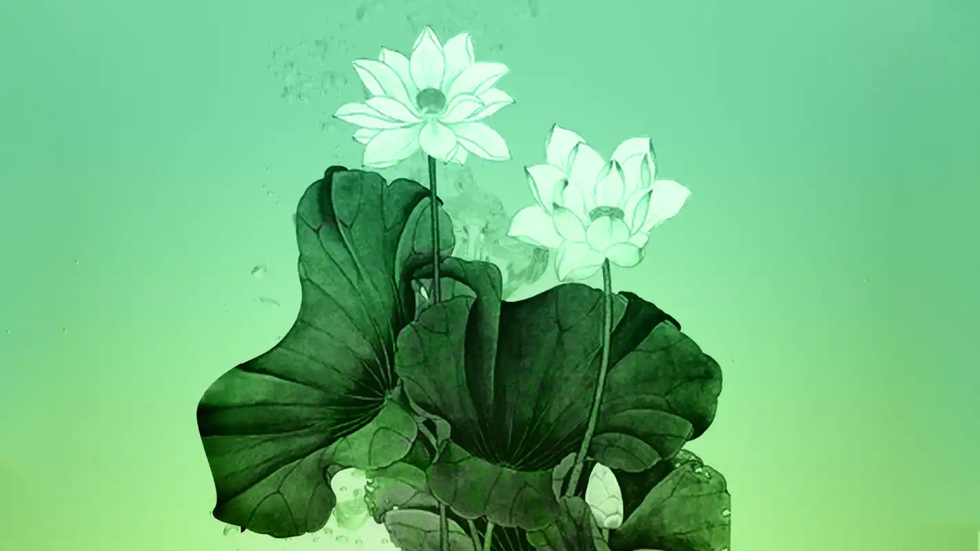 中国风水墨风绘画桌面壁纸,水墨风的风景画,一股清新淡然的气息扑面