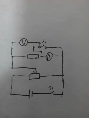 高中物理,请问一下这个的电路图如何画出来呢?