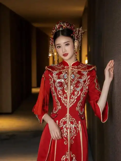 刘亦菲的这件嫁衣精致到头发丝儿济南婚纱