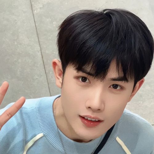 短发痞帅齐刘海帅气短直发修脸碎盖头学生发型自然蓬松头套,男士中长